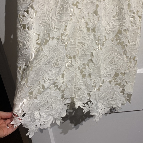 Jigsaw white lace dress with slip - Picture 11 of 17